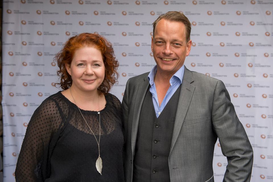 Jenny Eklund och Robert Winroth, ordförande och vice ordförande i MP Västerbotten. MPL14_Jenny_Robert